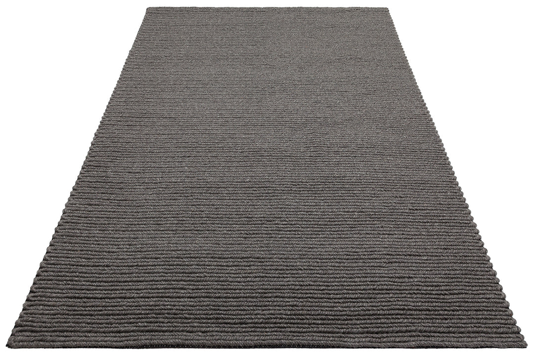 Wolly Grey %100 Yün Kullanılarak El İşçiliğiyle Örülmüş, Yumuşak Dokulu Bohem Halı