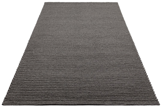 Wolly Grey %100 Yün Kullanılarak El İşçiliğiyle Örülmüş, Yumuşak Dokulu Bohem Halı