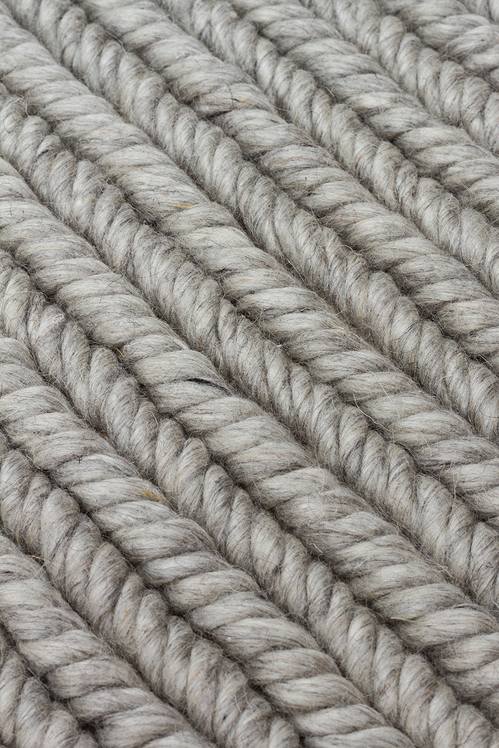 Wolly Sılver %100 Yün Kullanılarak El İşçiliğiyle Örülmüş, Yumuşak Dokulu Bohem Halı