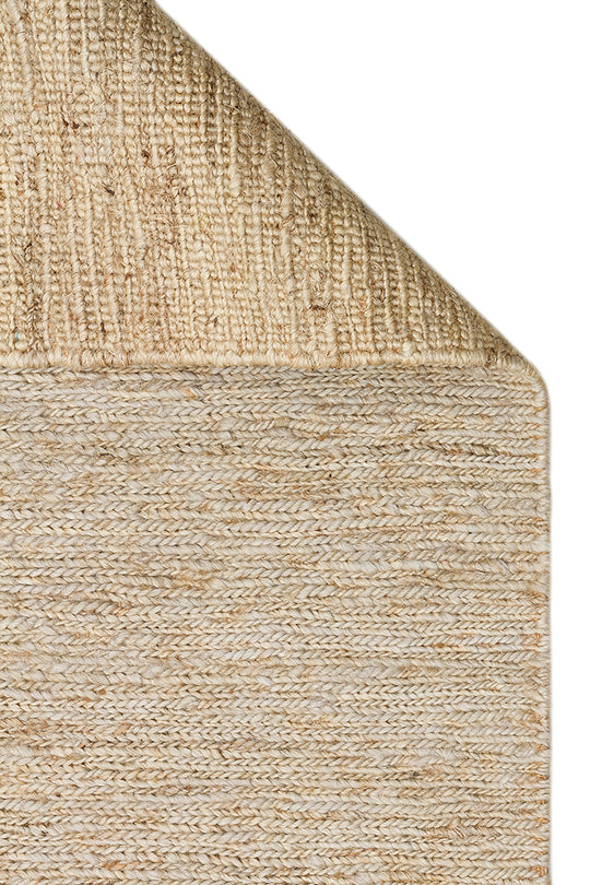 Giger Beıge, Jüt Kullanılarak El Örgüsü ile Üretilen Hasır Dokulu Jüt Halı