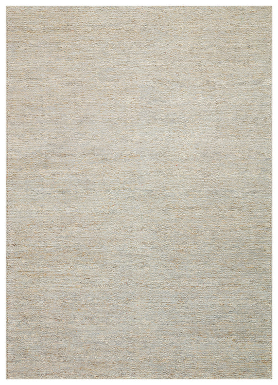 Giger Blueish Grey, Jüt Kullanılarak El Örgüsü ile Üretilen Hasır Dokulu Jüt Halı