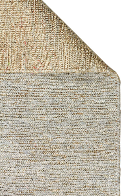 Giger Blueish Grey, Jüt Kullanılarak El Örgüsü ile Üretilen Hasır Dokulu Jüt Halı