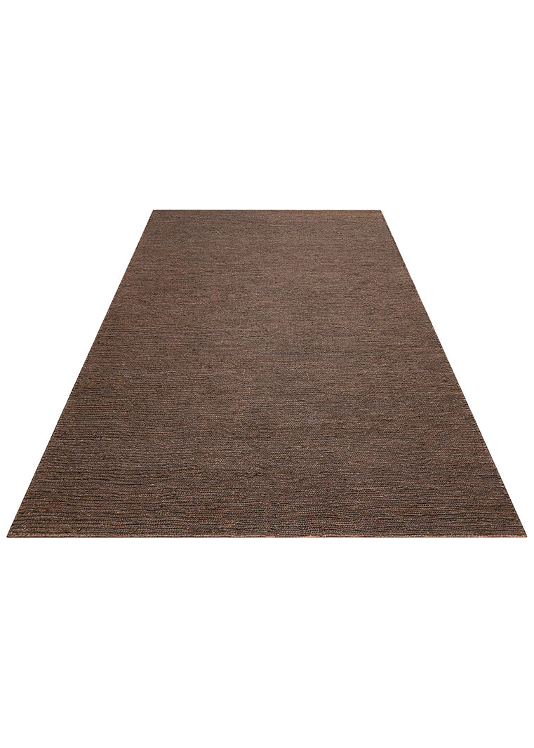 Giger Brown, Jüt Kullanılarak El Örgüsü ile Üretilen Hasır Dokulu Jüt Halı