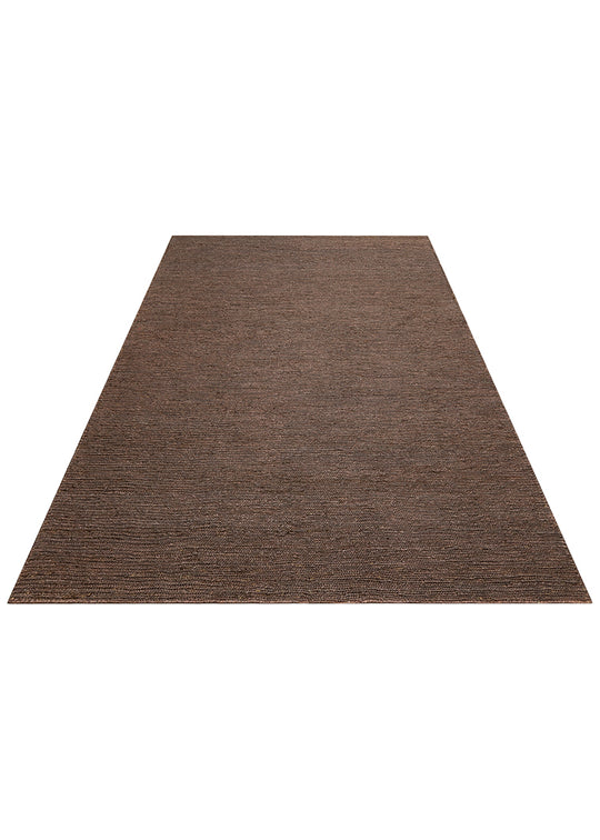 Giger Brown, Jüt Kullanılarak El Örgüsü ile Üretilen Hasır Dokulu Jüt Halı