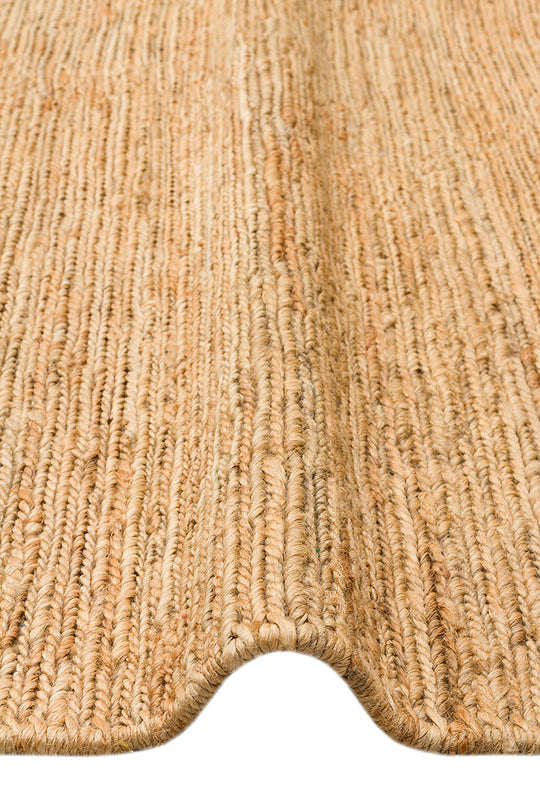 Giger Natural, Jüt Kullanılarak El Örgüsü ile Üretilen Hasır Dokulu Jüt Halı