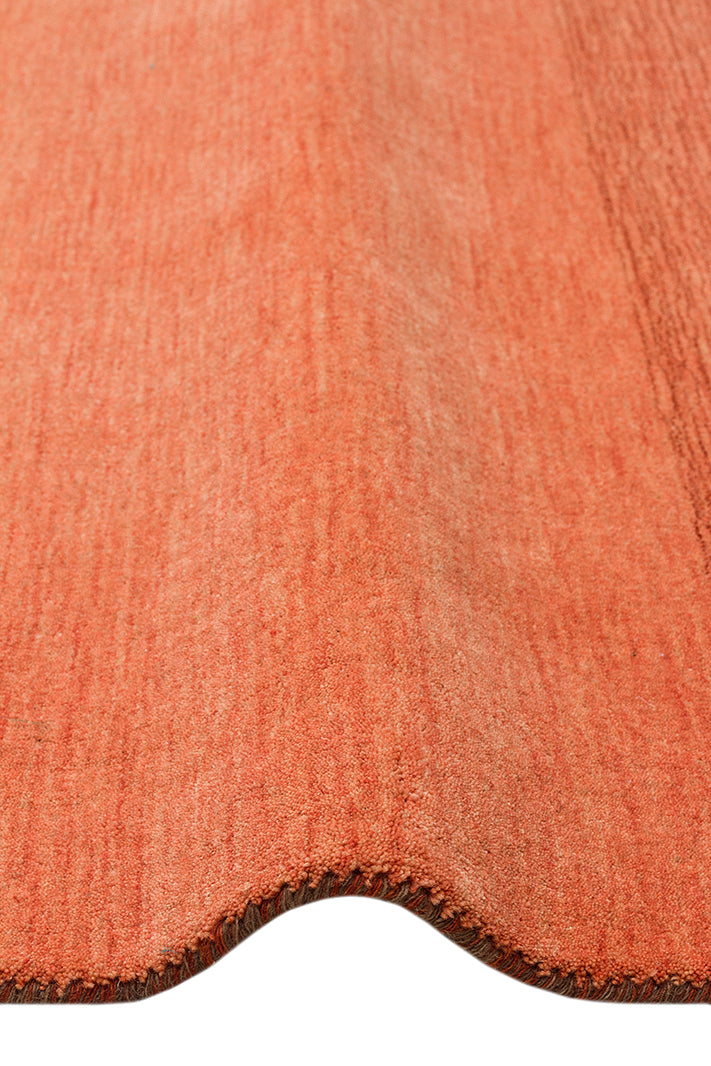 Odesa Jam Brown, Modern Çizgilere Sahip Renk Geçişli %100 Saf Yün ile Üretilen Salon Halısı