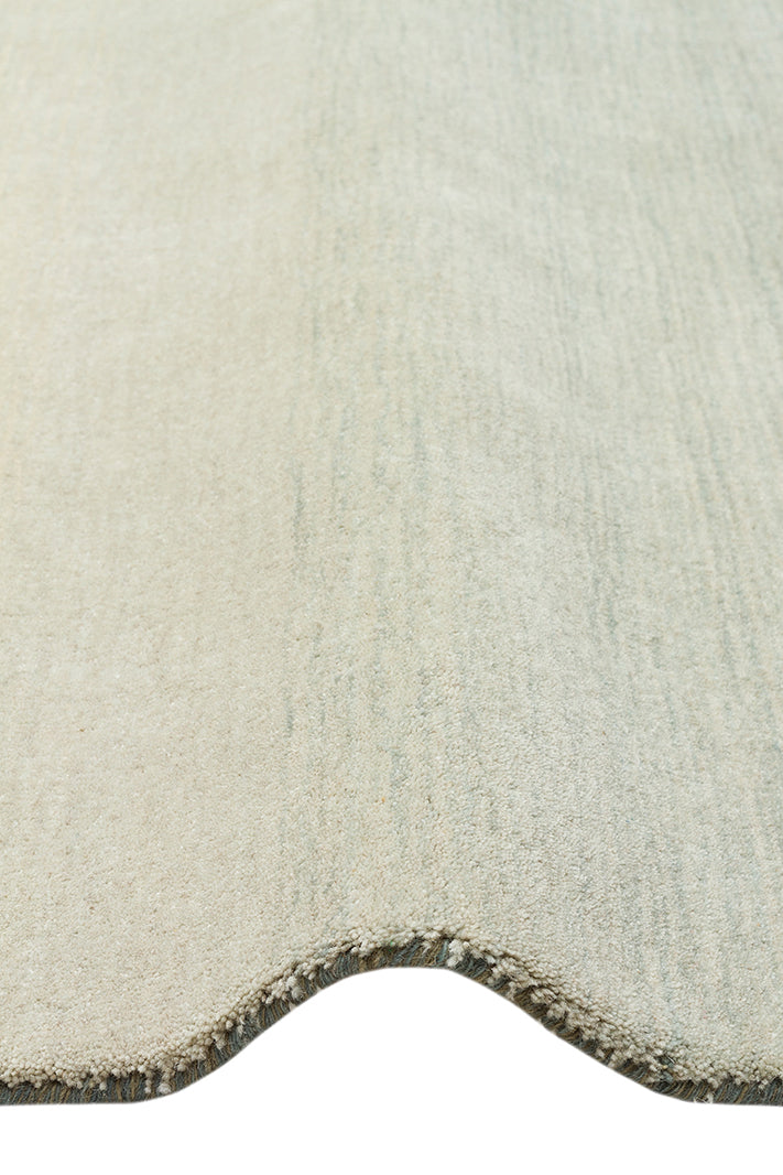 Odesa Pearl Blue, Modern Çizgilere Sahip Renk Geçişli %100 Saf Yün ile Üretilen Salon Halısı