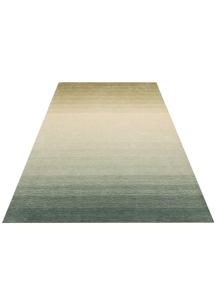 Odesa Pearl Blue, Modern Çizgilere Sahip Renk Geçişli %100 Saf Yün ile Üretilen Salon Halısı