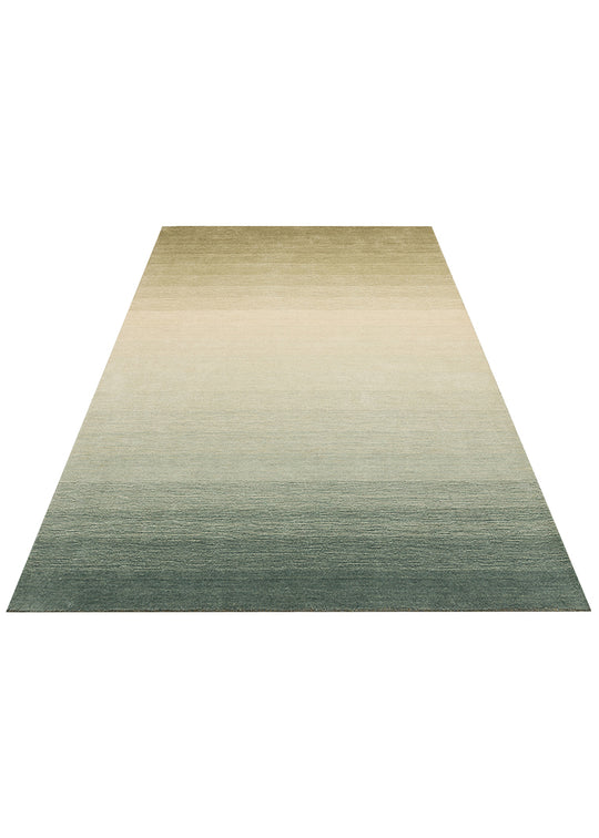 Odesa Pearl Blue, Modern Çizgilere Sahip Renk Geçişli %100 Saf Yün ile Üretilen Salon Halısı