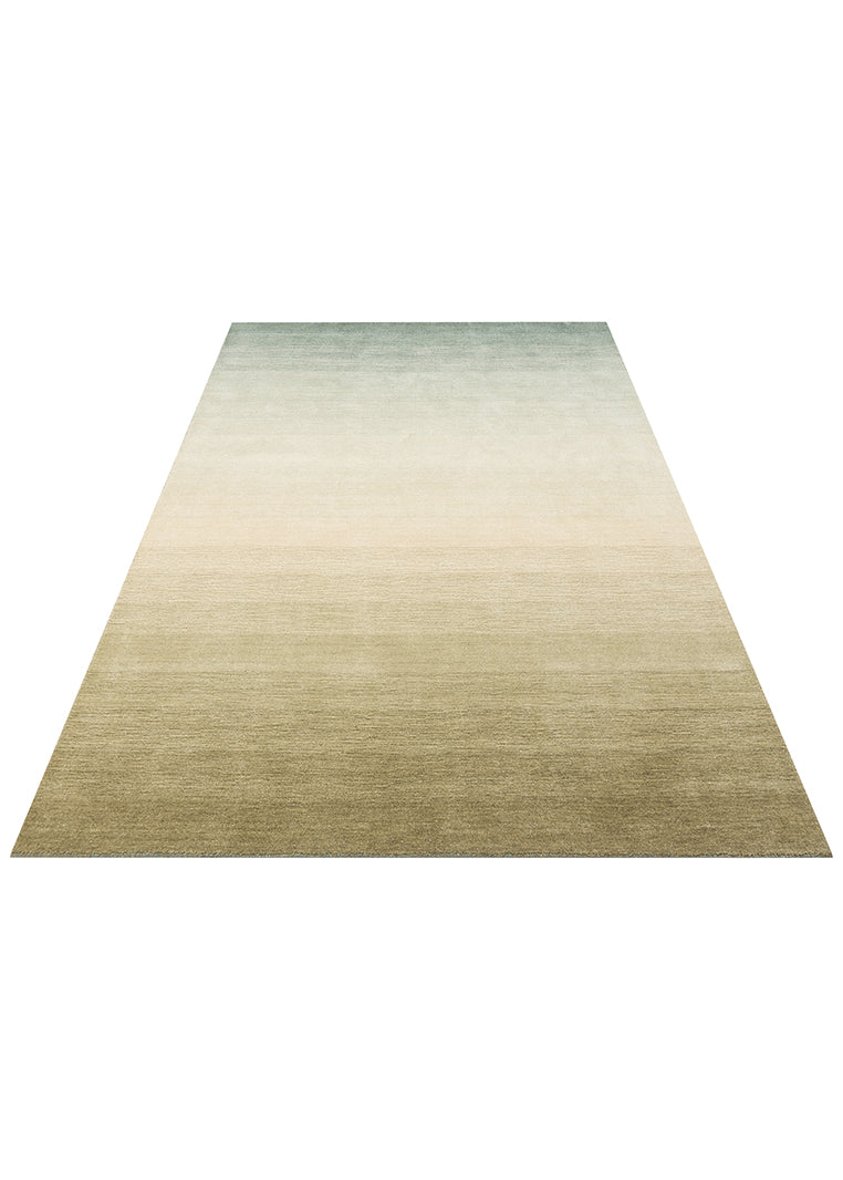 Odesa Pearl Blue, Modern Çizgilere Sahip Renk Geçişli %100 Saf Yün ile Üretilen Salon Halısı